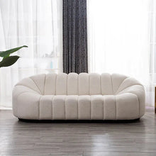 Load image into Gallery viewer, Teddy White Sofa 3-Setaer Pumpkin Couch
