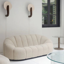 Load image into Gallery viewer, Teddy White Sofa 3-Setaer Pumpkin Couch
