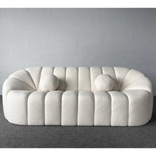 Load image into Gallery viewer, Teddy White Sofa 3-Setaer Pumpkin Couch
