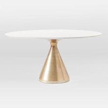 Load image into Gallery viewer, Silhouette Pedestal Oval Dining Table
